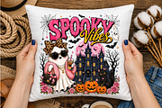 Spooky Vibes Coquette Ghost PNG, a Seasonal Illustration by OK Design (Thumbnail 5 of 5)