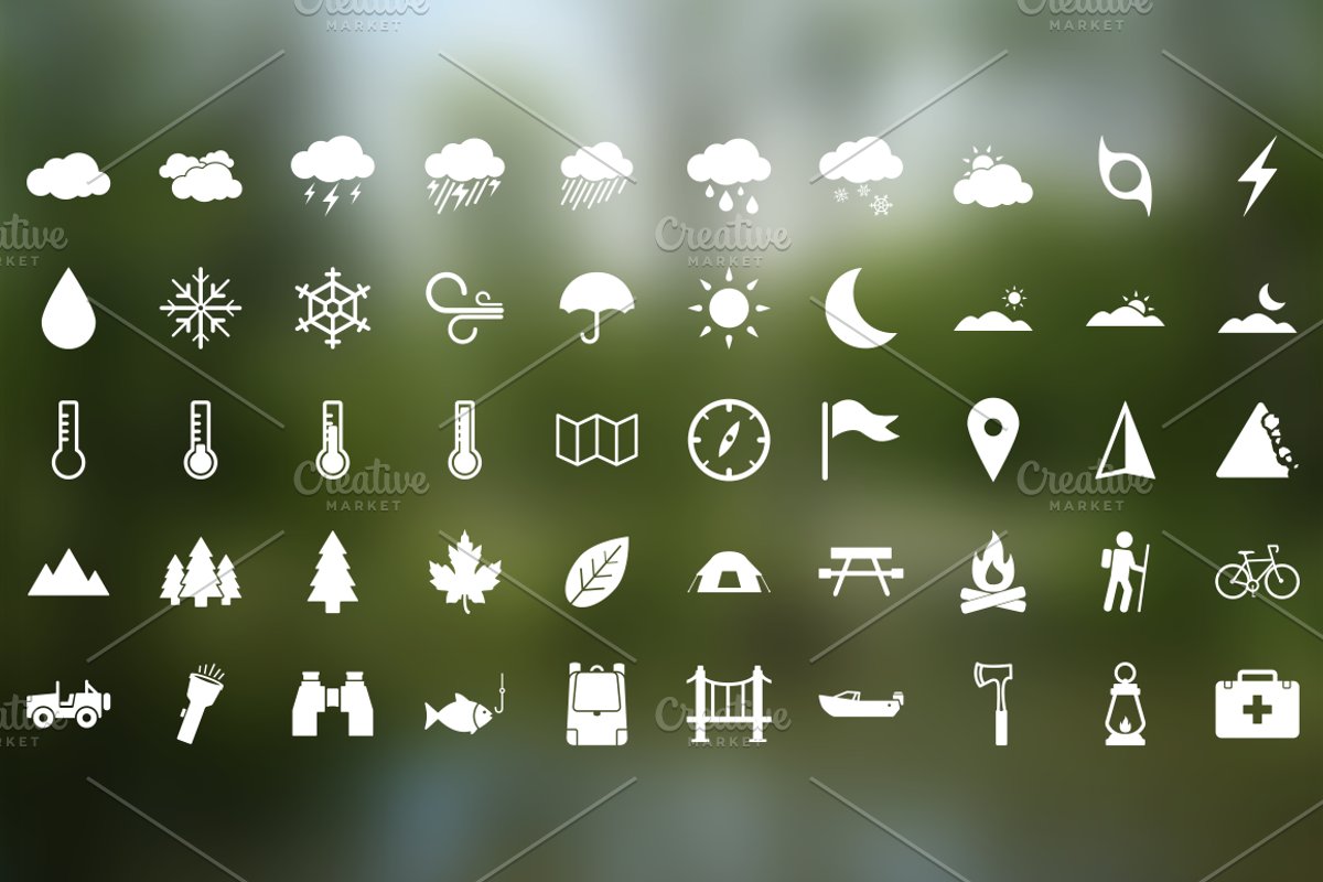 Parks and Rec - 50 Outdoor Icons, an Icon by The Warehouse