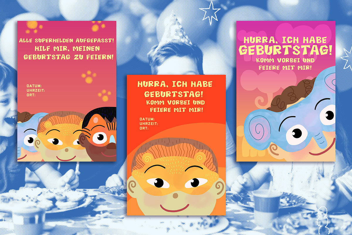 Boys Birthday Invitation & Cards Kit, a Decorative Illustration by Schumacher Shop (Photo 13 of 20)