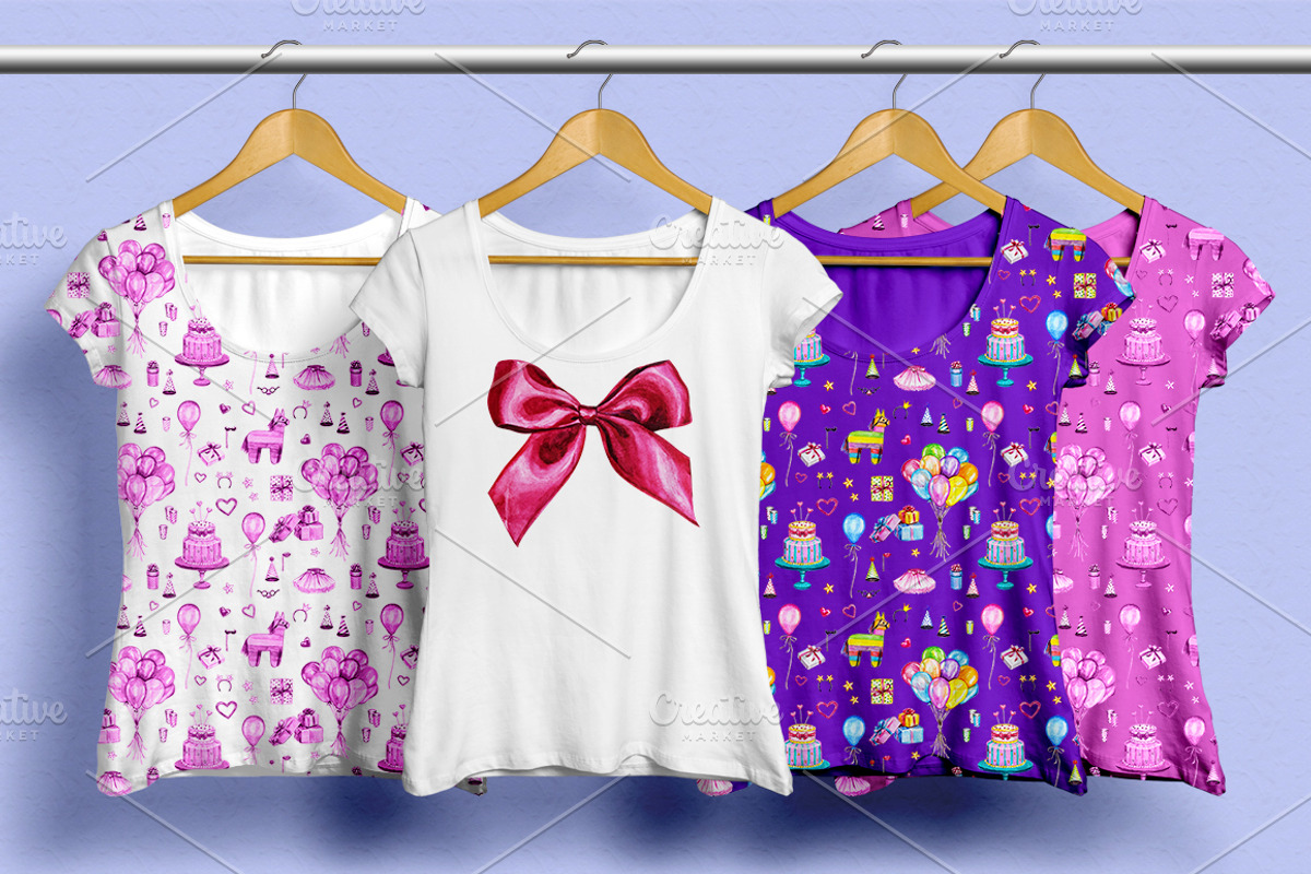 Happy Birthday! illustration set, a Decorative Illustration by Lina's store (Photo 6 of 6)