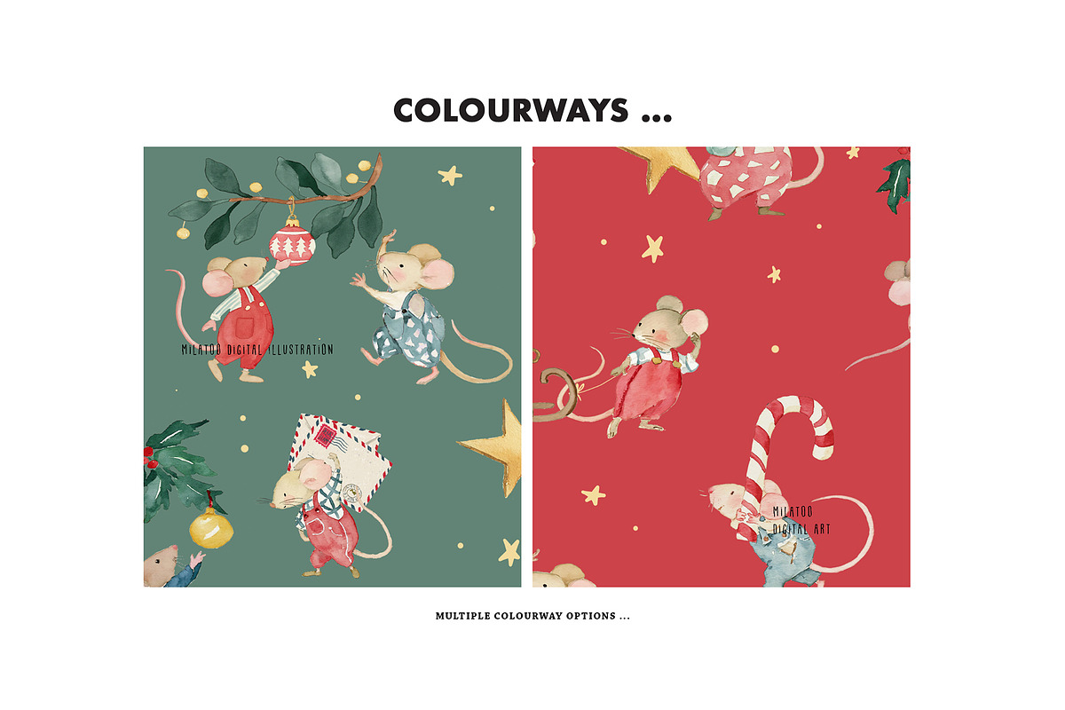 Winter Wonderland Christmas pattern, a Pattern Graphic by Milatoo (Photo 3 of 3)
