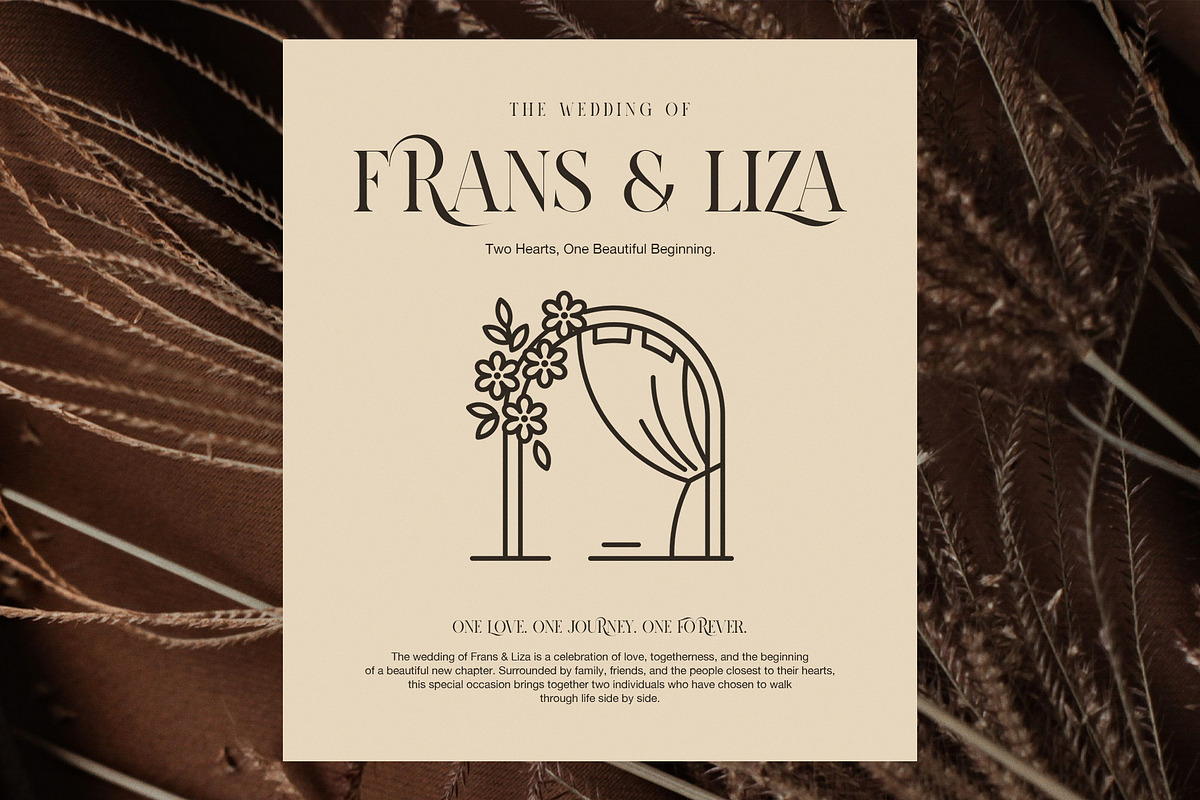 Ronza Elegant Serif Font, a Serif Font by Graphicxell (Photo 3 of 8)