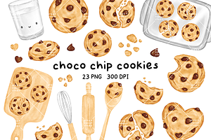 Chocolate Chip Cookies Clipart