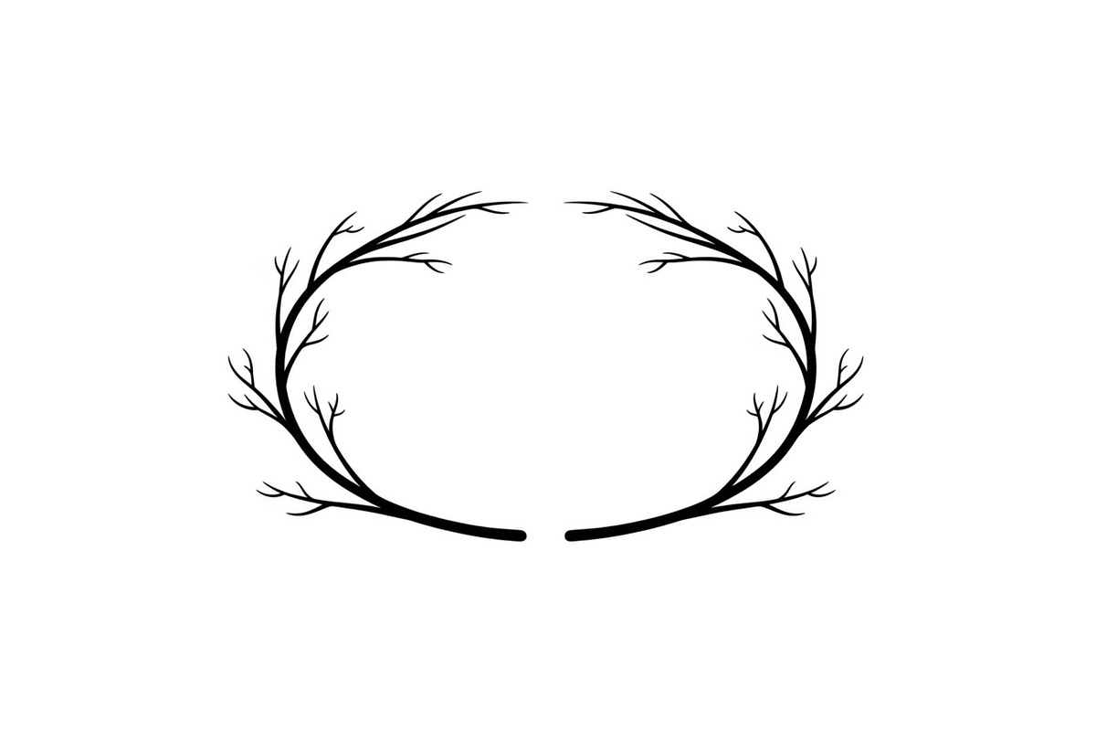 Nature Frame Art Silhouette Clipart, a Graphic by hafijul (Photo 9 of 13)