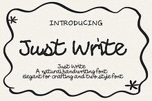 Just Write – Natural Handwriting