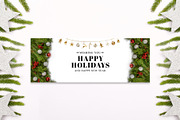 Facebook Cover Happy Holidays V4, a Social Media Template by Creativetacos (Thumbnail 1 of 2)