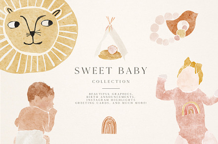 Sweet Baby - Clipart Collection