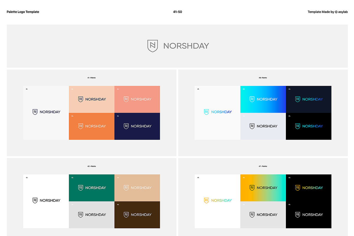 50 Palette Color Logo Mockup - PSD, a Product Mockup by Asylab (Photo 26 of 47)