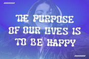 Cloudy Symphony - Psychedelic Font, a Script Font by AQR Studio (Thumbnail 3 of 9)