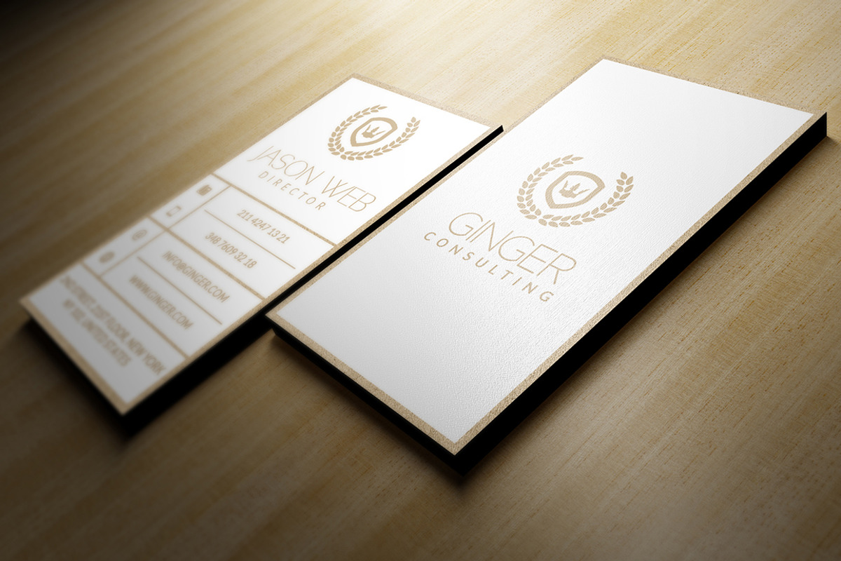 Elegant Kraft Business Card, a Business Card Template by Marvel (Photo 4 of 6)