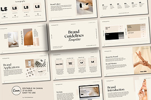 Lune Skin | Brand Guidelines, a Presentation Template by ChicGraphix
