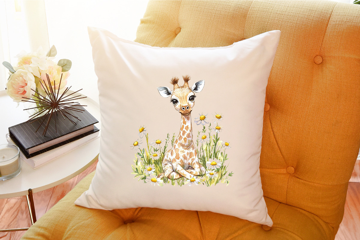 Cute Baby Giraffe Clipart - Giraffe, an Illustration by Sublimation Artist (Photo 6 of 6)