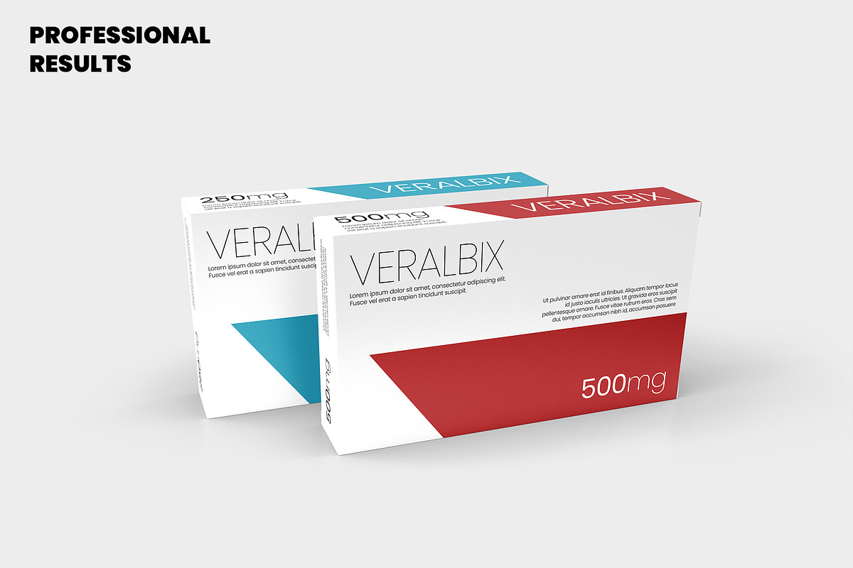 Medicine Box Mock-up v.2 - 9 Views, a Packaging Mockup by Illusiongraphic (Photo 8 of 21)