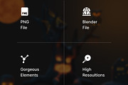 HallowsEve–Premium Halloween 3D icon, an Object 3D Model by Iqonic Design (Thumbnail 2 of 8)