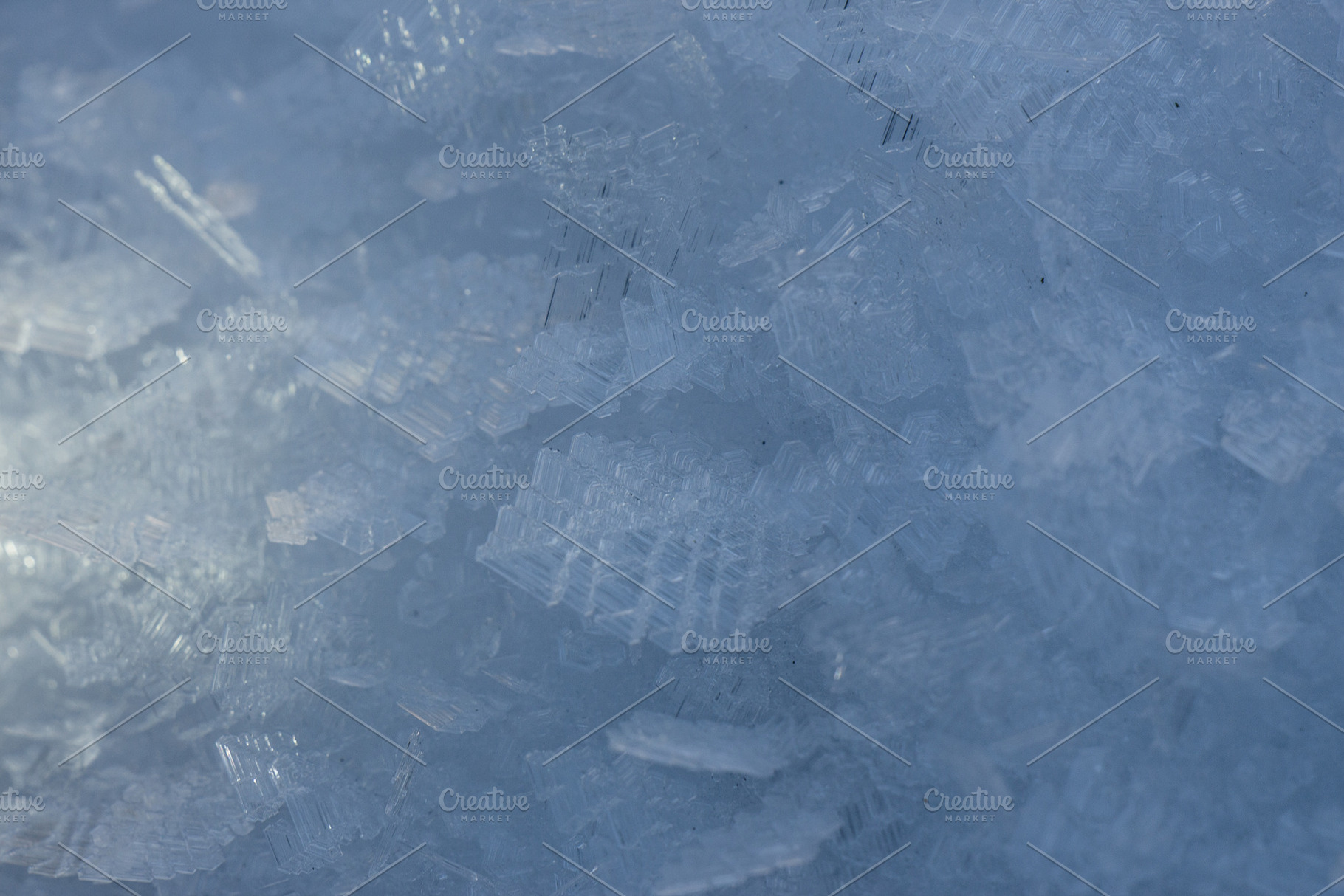 Ice crystals containing ice, crystal, and diamond dust, a Nature Photo by ysajna