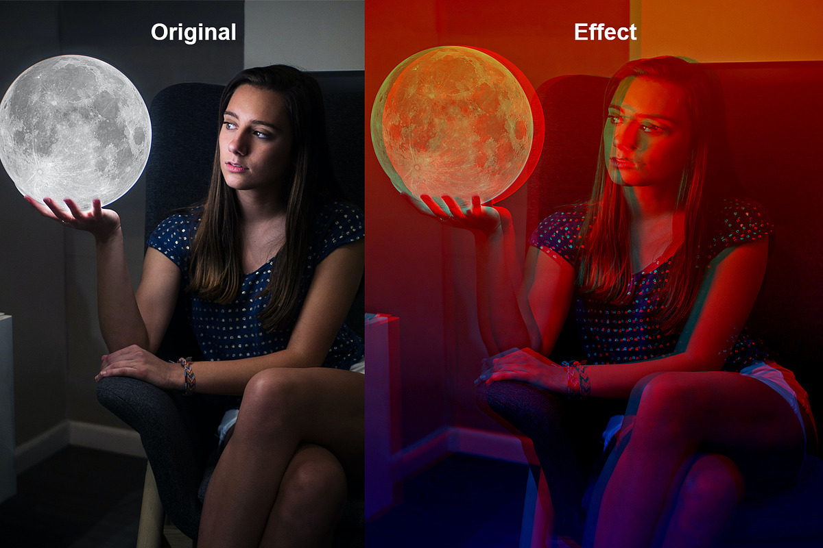 Anaglyph Photoshop Action, an Action Add-On by Studio Retouch (Photo 2 of 11)