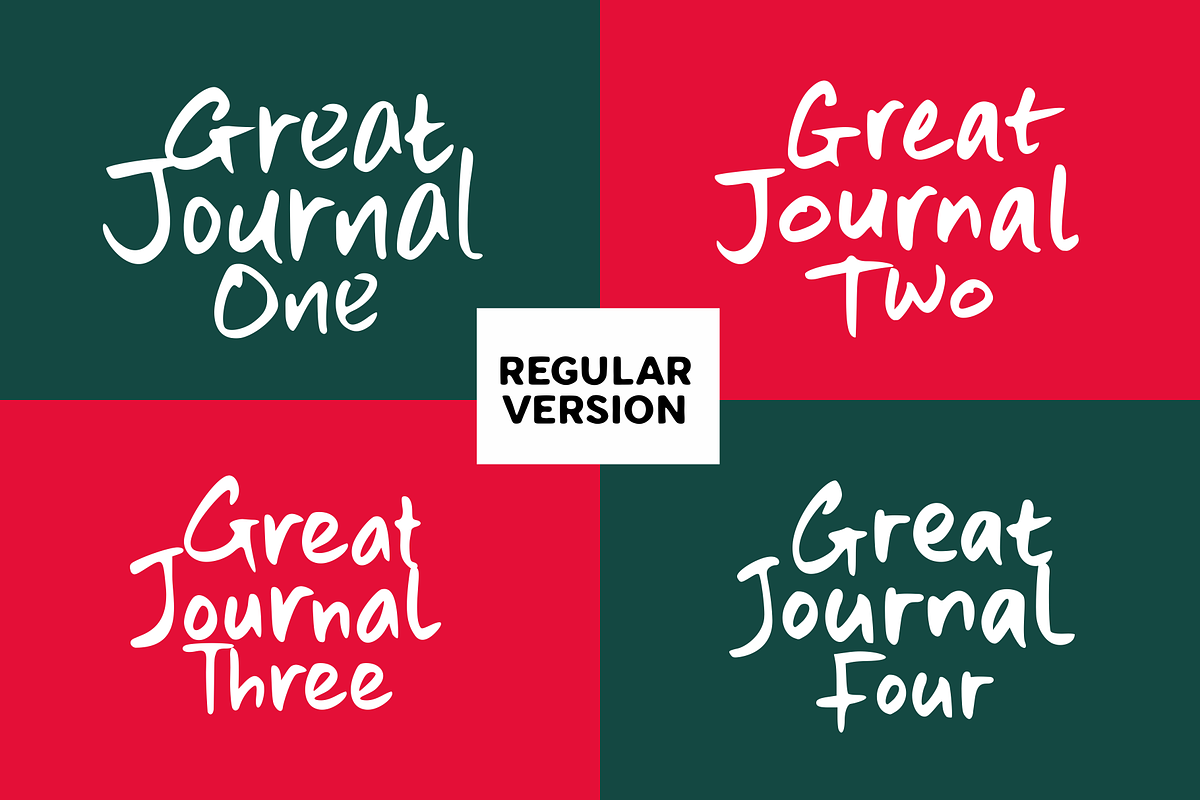Great Journal - Natural Marker Font, a Handwritten Font by Sronstudio (Photo 2 of 16)