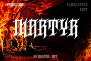 Martyr, a Blackletter Font by Muntab_Art (Thumbnail 1 of 8)