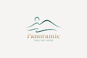 Panoramic Luxury Logo, a Branding & Logo Template by Signatoro (Thumbnail 1 of 2)