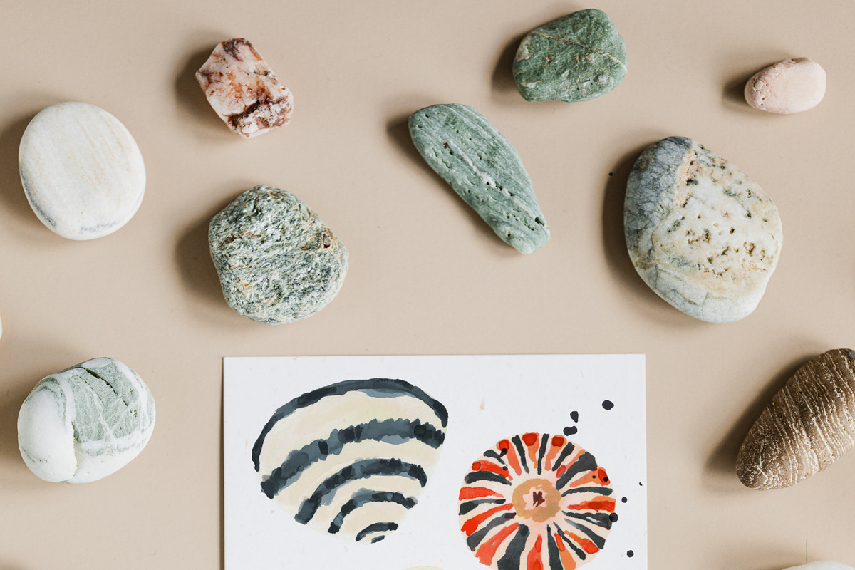 Watercolor and Ink Nautical Clipart, a Graphic by RhianAwni (Photo 6 of 7)