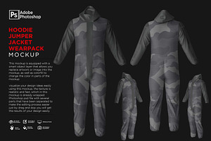 Hoodie Jumper Wearpack Mockup