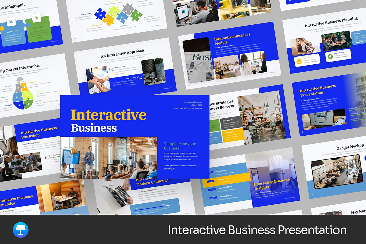 Interactive Business Pitch Keynote