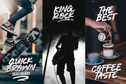 Rocktown Brush Font, a Font by khurasan (Thumbnail 4 of 6)