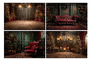Christmas Digital Backdrops BUNDLE, a Layer Style Add-On by Wild Honey Design Co. (Thumbnail 6 of 6)