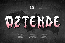 CS Oztende – Black Metal Font