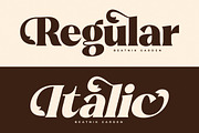 Beatnik Garden Decorative Serif, a Serif Font by Letterena Studios (Thumbnail 7 of 15)