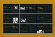 Green Company Profile Google Slide, a Presentation Template by graphicook (Thumbnail 3 of 8)