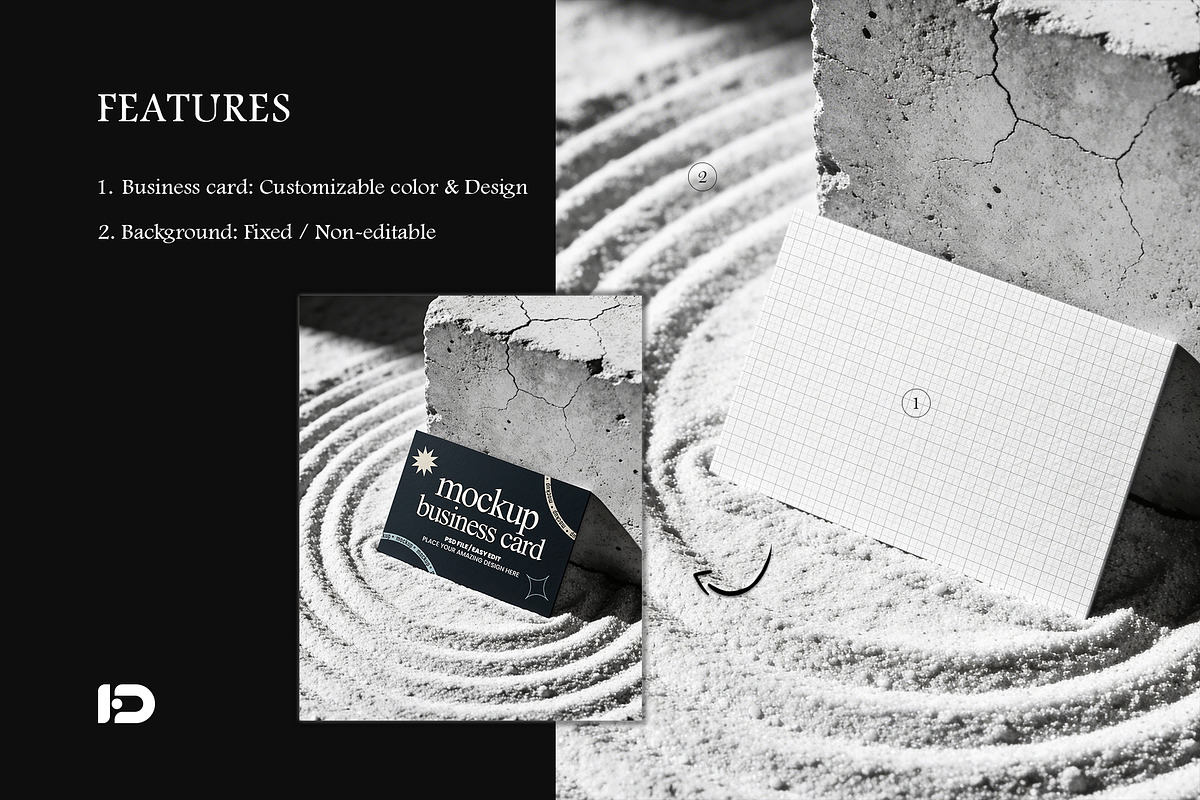 Business Card Mockup Set, an Advertising Mockup by ForgeDesign (Photo 2 of 5)
