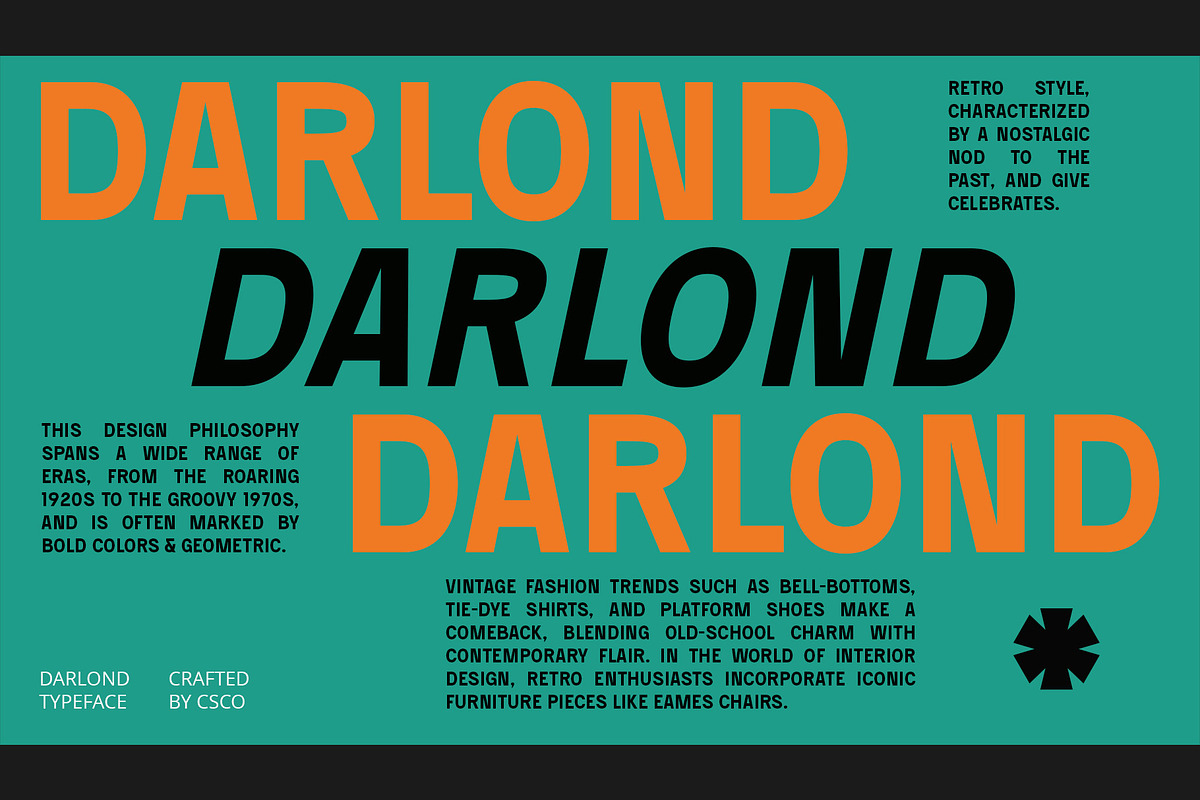 Darlond – Bold Sans Serif, a Sans Serif Font by Craft Supply Co. (Photo 3 of 8)