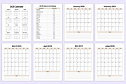 2025-2026 Monthly Planner Canva Kdp, a Stationery Template by Mustafiz (Thumbnail 3 of 4)