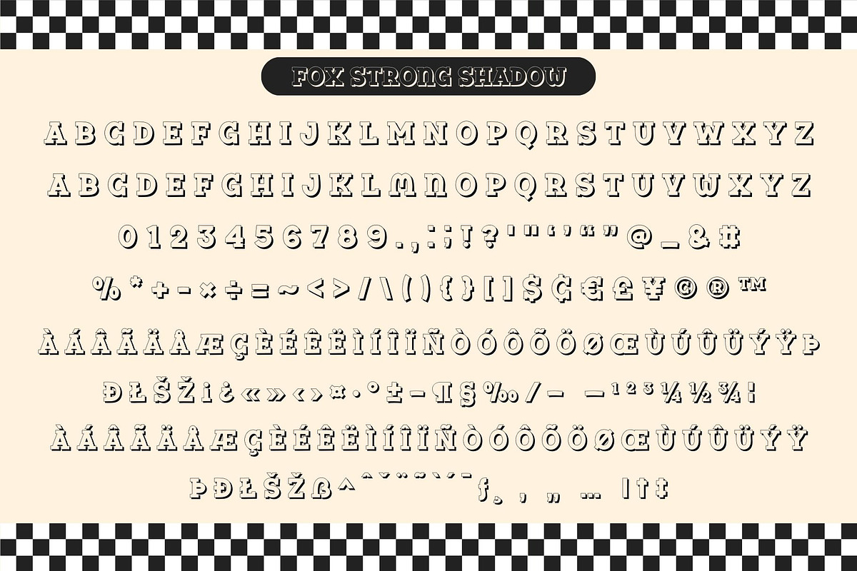 Fox Strong 4 Font Styles, a Slab Serif Font by Fox7 By Rattana (Photo 12 of 13)