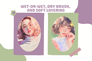 True Watercolor Brushes for Procreat, a Brush Add-On by nikiartcorner (Thumbnail 6 of 8)