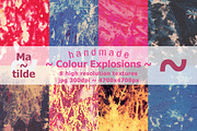 Handmade Colour Explosions, a Texture Graphic by MatildeGraphics (Thumbnail 1 of 5)