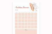 Minimalist Printable Planner, a Stationery Template by Nagore Rodriguez Design (Thumbnail 4 of 4)