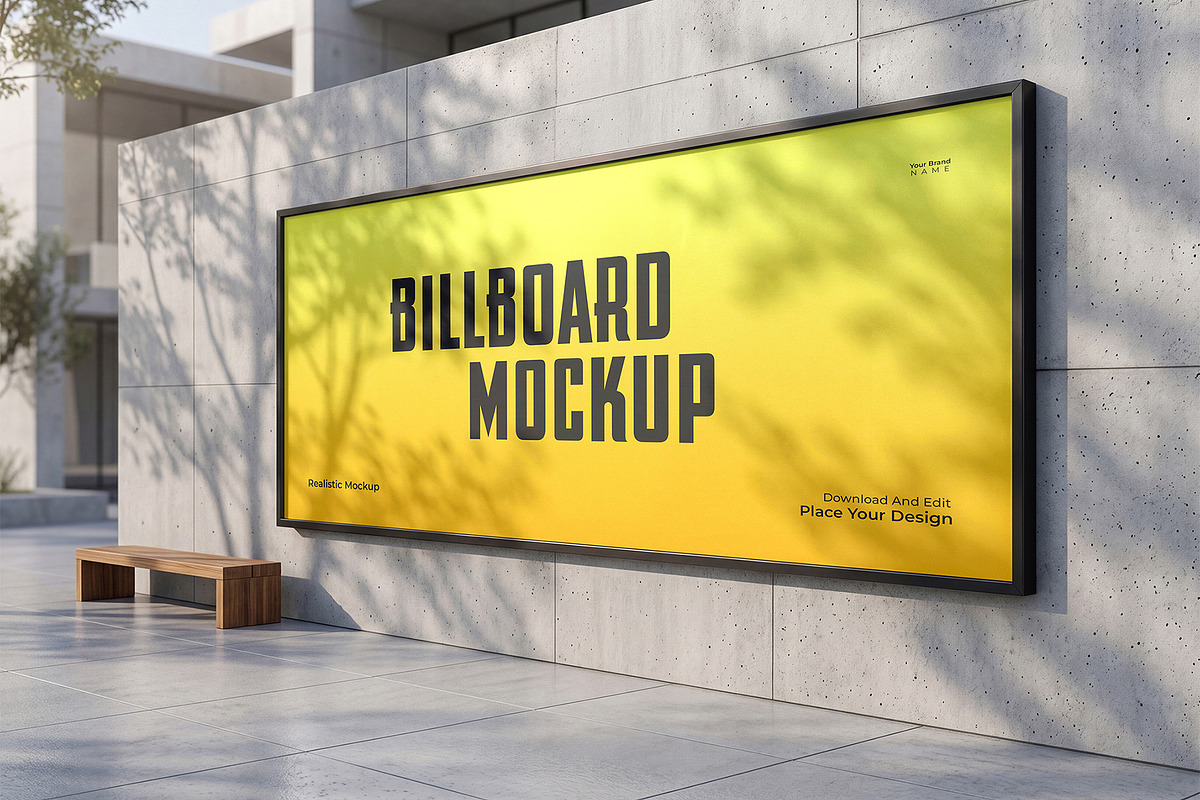 Outdoor Billboard Mockups Bundle, an Advertising Mockup by graphypix (Photo 6 of 14)