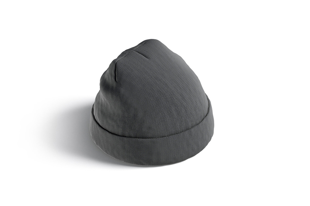 Black Winter Beanie Hat 3D Model, an Object 3D Model by rebrandy (Photo 2 of 9)