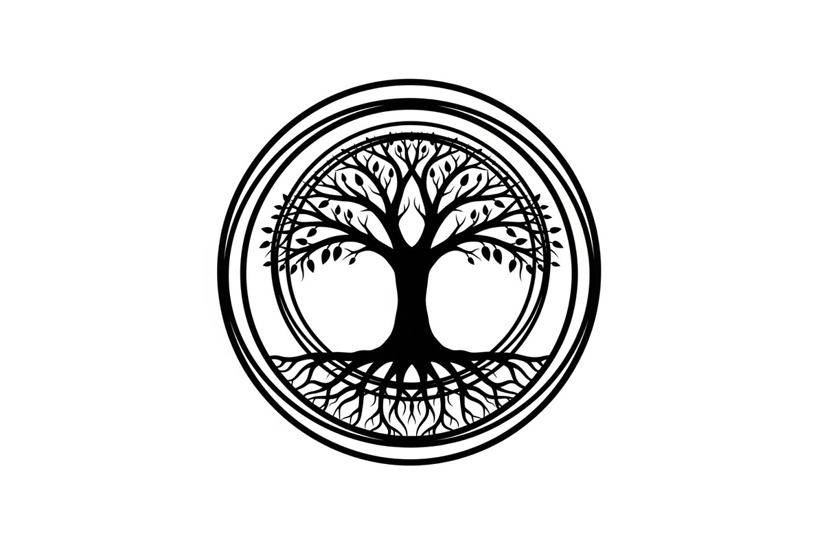 Tree of Life Circle Frame Bundle, an Illustration by Gaye Art (Photo 20 of 51)