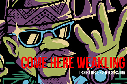 Come Here Weakling Illustration