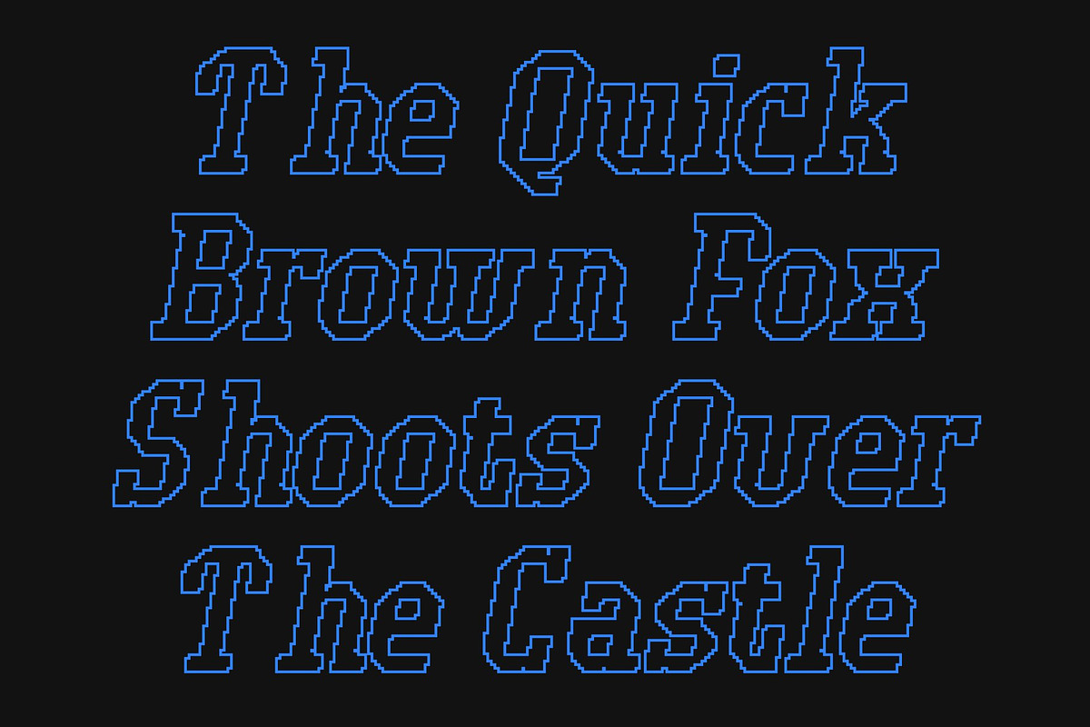 CS Bedford Pixel, a Slab Serif Font by Craft Supply Co. (Photo 7 of 8)