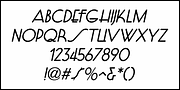 Pen  Moderne JNL, a Font by Jeff Levine Fonts (Thumbnail 5 of 5)