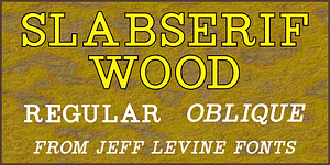 Slabserif Wood JNL