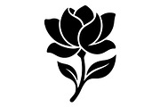 Floral Rose Lotus Silhouette, an Object Graphic by Gfx_Store (Thumbnail 12 of 14)