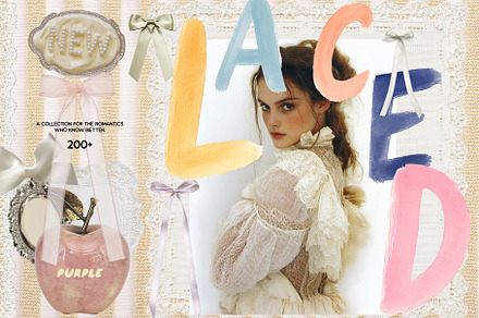 Laced: Collage Collection, an Object Graphic by Purple