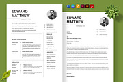 Job Application Resume, a Resume Template by Nur Designer (Thumbnail 1 of 4)