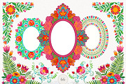 Mexican Folk Art Frames Otomi, an Object Graphic by Invite to Clipart (Thumbnail 2 of 8)