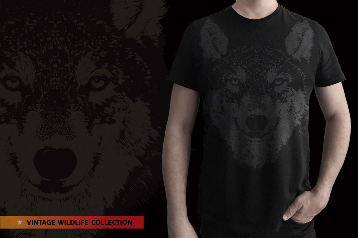GREY WOLF - Vector illustration, an Animal Illustration by Artistic & Unique (Photo 10 of 12)